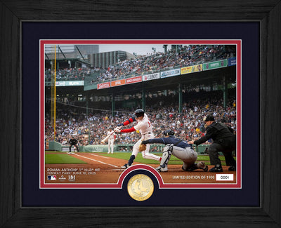 Highland Mint Roman Anthony Boston Red Sox 1st MLB Hit Bronze Coin Photo Mint - Limited Edition /1,900