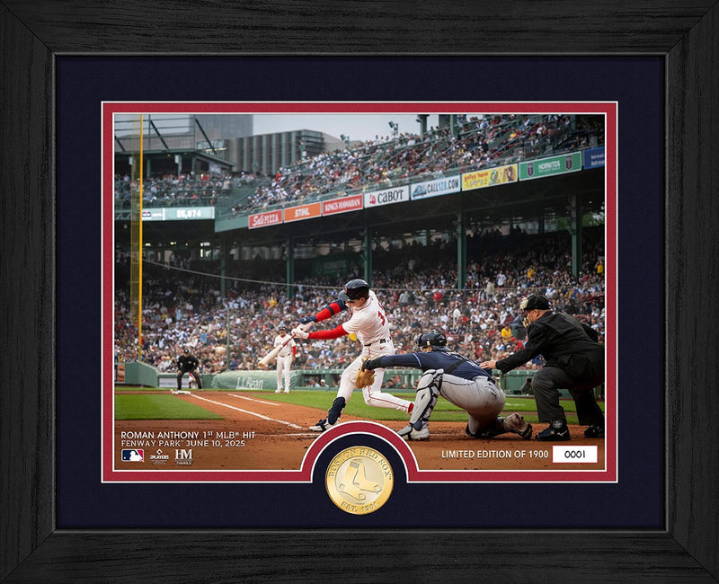 Highland Mint Roman Anthony Boston Red Sox 1st MLB Hit Bronze Coin Photo Mint - Limited Edition /1,900