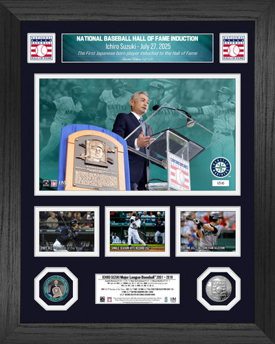 Highland Mint Ichiro Suzuki 2025 Hall of Fame Silver Coin Marquee Photo Mint - Limited Edition /510