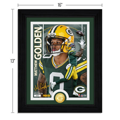 Highland Mint Matthew Golden Green Bay Packers Bronze Coin Photo Mint - Limited Edition /1,000