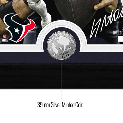 Highland Mint C.J. Stroud Houston Texans Silver Coin Photo Mint - Limited Edition /1,000
