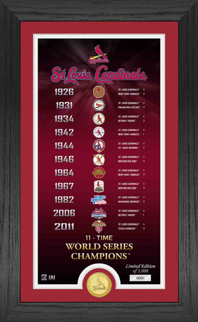Highland Mint St. Louis Cardinals Legacy Supreme Bronze Coin Photo Mint - Limited Edition /5,000