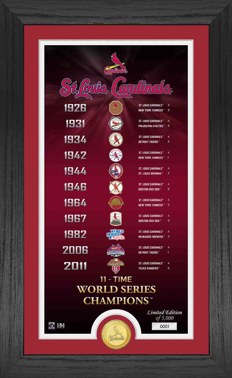 Highland Mint St. Louis Cardinals Legacy Supreme Bronze Coin Photo Mint - Limited Edition /5,000