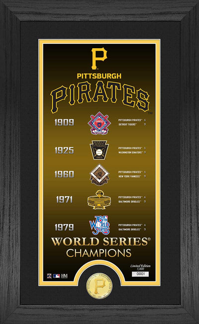 Highland Mint Pittsburgh Pirates Legacy Supreme Bronze Coin Photo Mint - Limited Edition /5,000