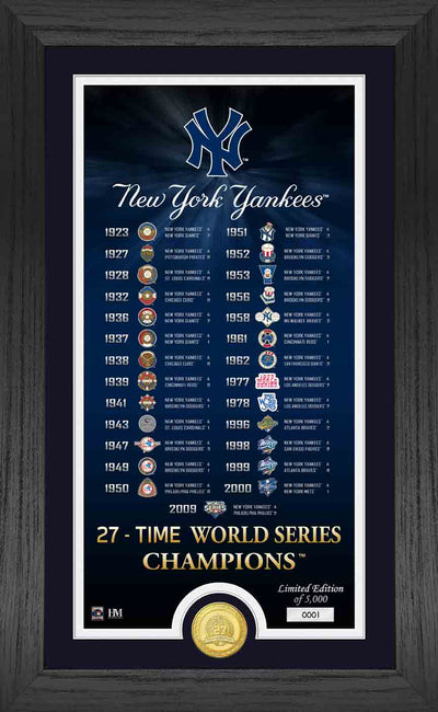 Highland Mint New York Yankees Legacy Supreme Bronze Coin Photo Mint - Limited Edition /5,000