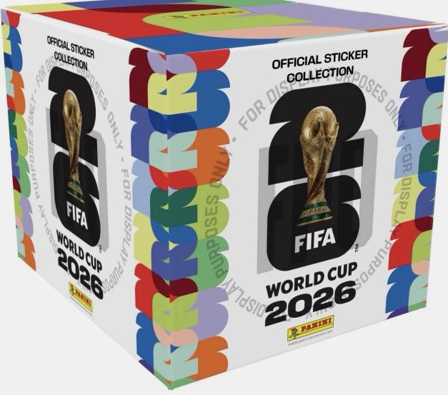 2026 Panini FIFA World Cup Soccer Official Sticker Collection 50-Count Box