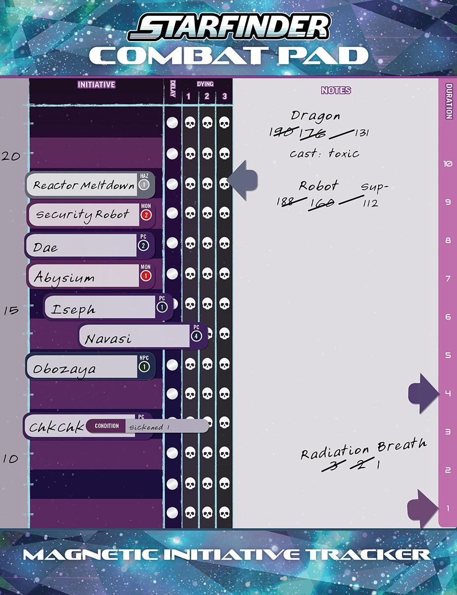 Starfinder RPG 2E: Combat Pad