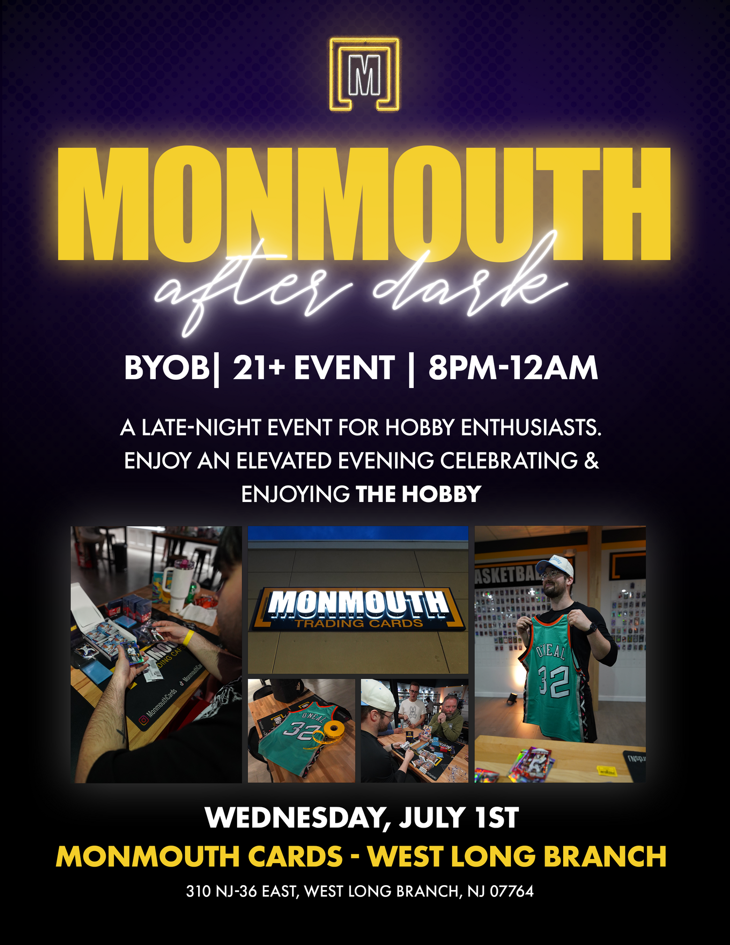 Monmouth After Dark | Monmouth Cards West Long Branch, After Dark