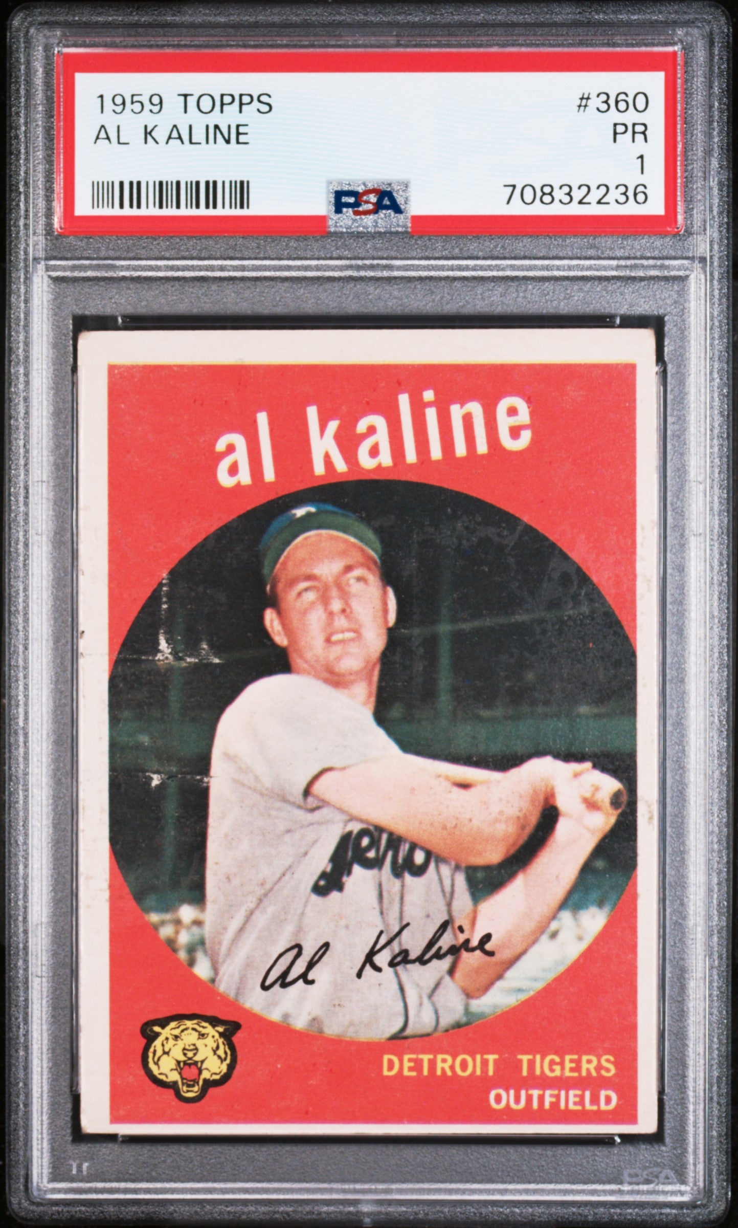 1959 Topps Al Kaline #360 PSA 1