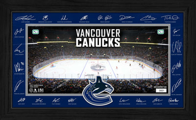 Highland Mint Vancouver Canucks 2026-27 Signature Rink Frame - Limited Edition /5,000