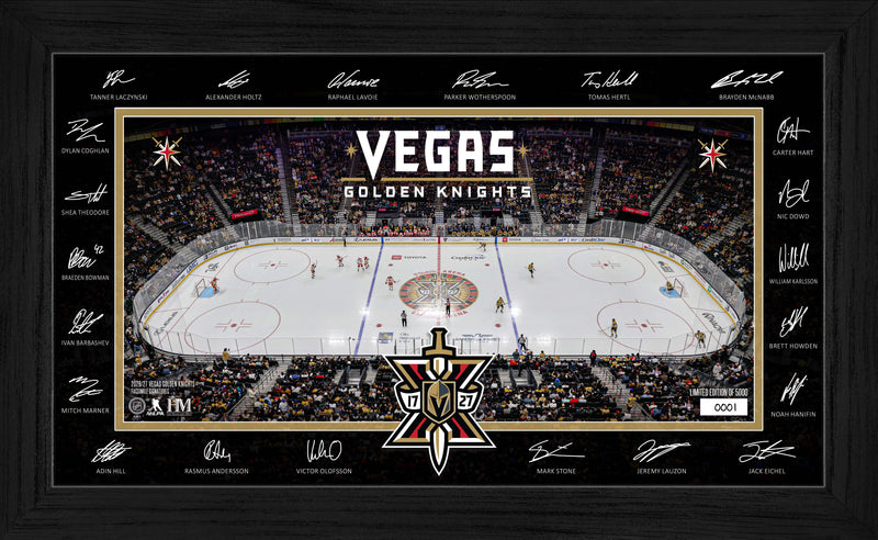 Highland Mint Vegas Golden Knights 2026-27 Signature Rink - Limited Edition /5,000