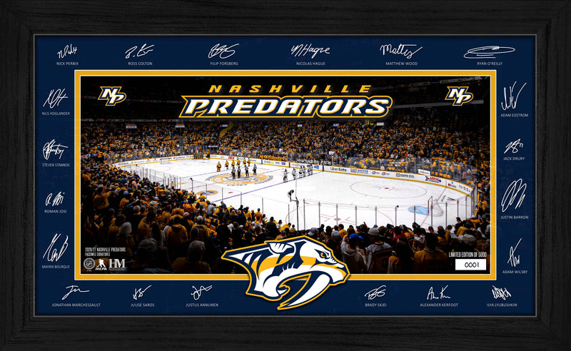 Highland Mint Nashville Predators 2026-27 Signature Rink - Limited Edition /5,000