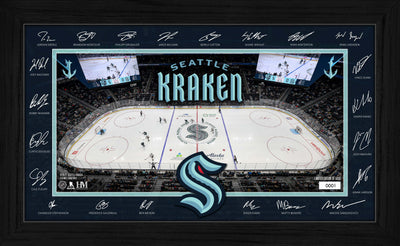 Highland Mint Seattle Kraken 2026-27 Signature Rink Frame - Limited Edition /5,000