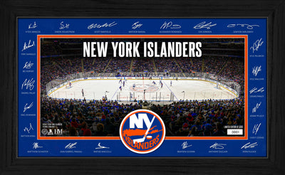 Highland Mint New York Islanders 2026-27 Signature Rink Framed Print - Limited Edition /5,000