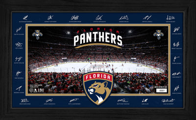 Highland Mint Florida Panthers 2026-27 Signature Rink Framed Print - Limited Edition /5,000