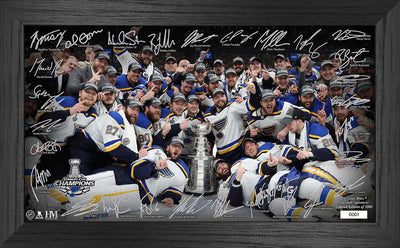 Highland Mint St. Louis Blues 2019 Stanley Cup Champions Signature Rink