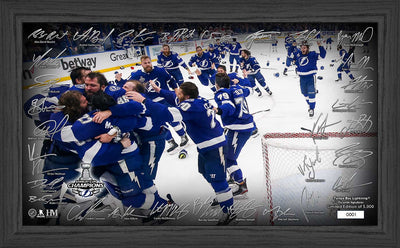 Highland Mint Tampa Bay Lightning 2021 Stanley Cup Final Champions Celebration Signature Rink - Limited Edition /5,000