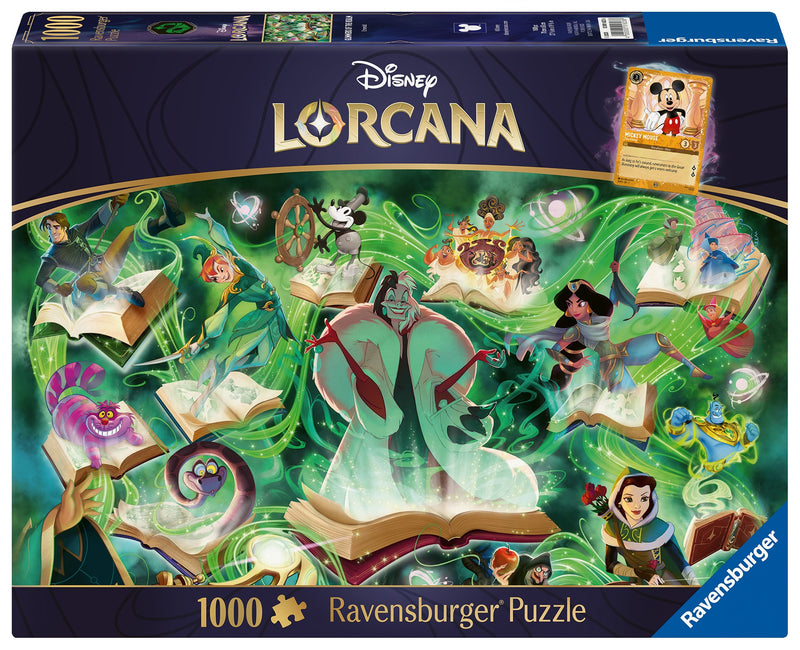 Ravensburger Disney Lorcana TCG Glimmers of the Realm: Emerald 1000 Piece Puzzle