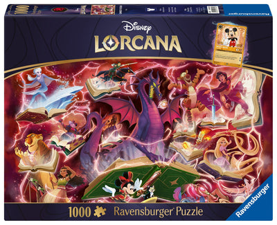 Ravensburger Disney Lorcana Glimmers of the Realm: Ruby 1000 Piece Puzzle
