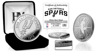 Highland Mint San Antonio Spurs Silver Coin - Limited Edition /5,000