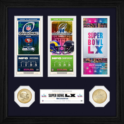 Highland Mint Seattle Seahawks Super Bowl LX Bronze Coin Photo Mint