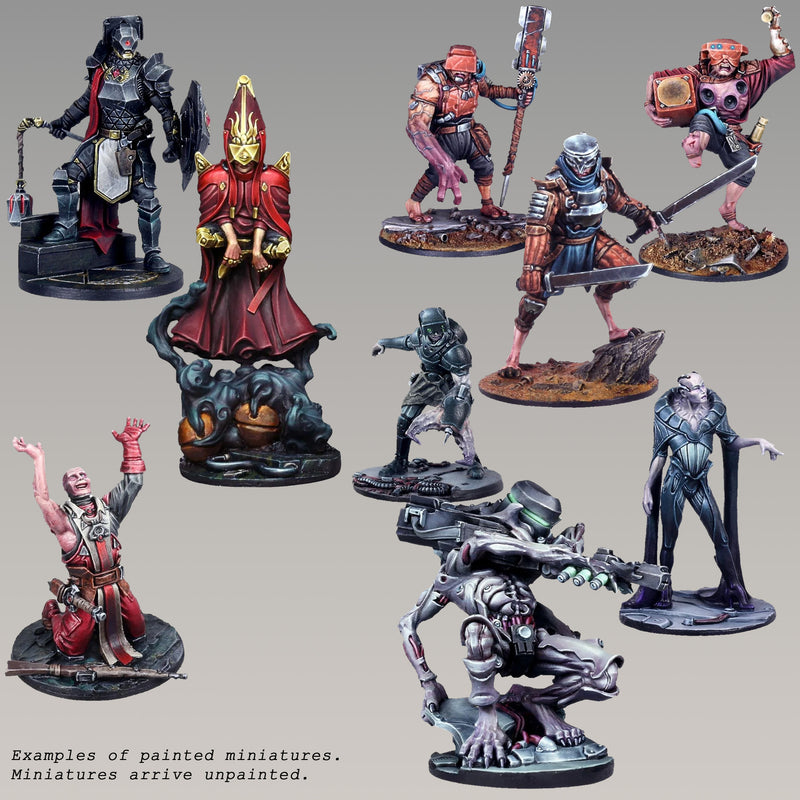 Smashbash Gardens of Hecate Black Communion Pontifex Edition - Metal Miniatures (9 Minis)