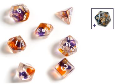 PURPLE ORANGE CLEAR 7 DIE SET