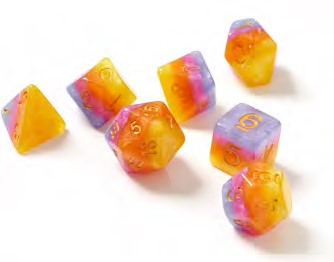 Sirius Dice Tahitian Sunset Polyhedral Dice Set