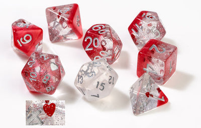 Sirius Dice Hearts 7-Die Set