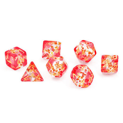 Sirius Dice Maple Leaf Polyhedral 7-Die Set
