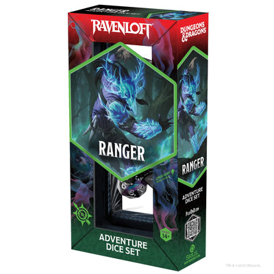 Dungeons & Dragons Adventure Dice Set Ranger Black, Blue
