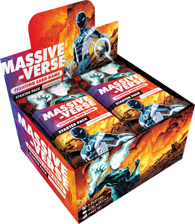 The Massive-Verse Fighting Card Game Starter Pack Display