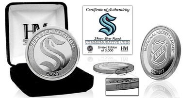 Highland Mint Seattle Kraken Silver Mint Coin - Limited Edition /5,000