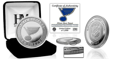 Highland Mint St. Louis Blues Silver-Plated Coin - Limited Edition /5,000