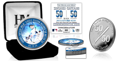 Highland Mint Shohei Ohtani 50/50 Silver Commemorative Coin - Limited Edition /5000