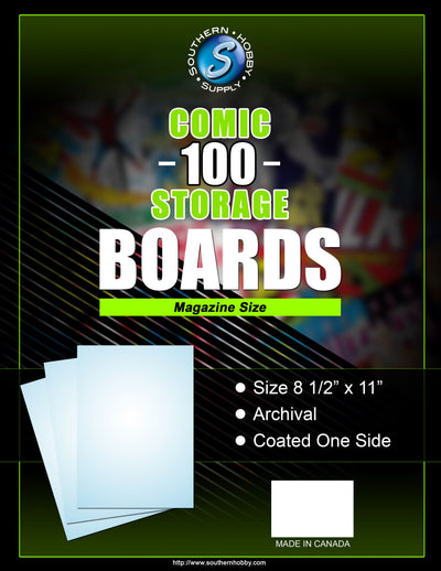 Magazine Backing Boards 100-Count Pack