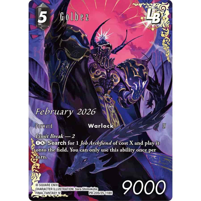 Square Enix Final Fantasy TCG Organized Play Pack - Golbez (February 2026)