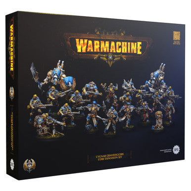 Warmachine Cygnar Gravediggers Core Expansion - Vargus & Elite Units