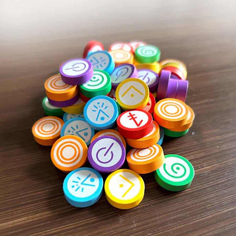 Stonemaier Games Vantage Skill Token Upgrade Pack - Wooden (60 Tokens)