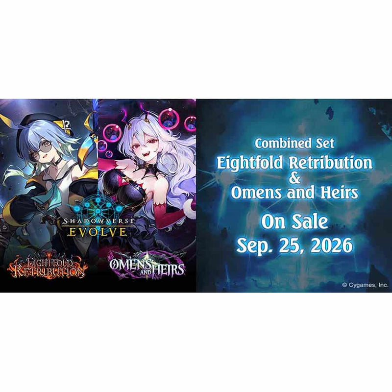 Shadowverse Evolve Eightfold Retribution & Omens and Heirs Booster Display (12 Packs)