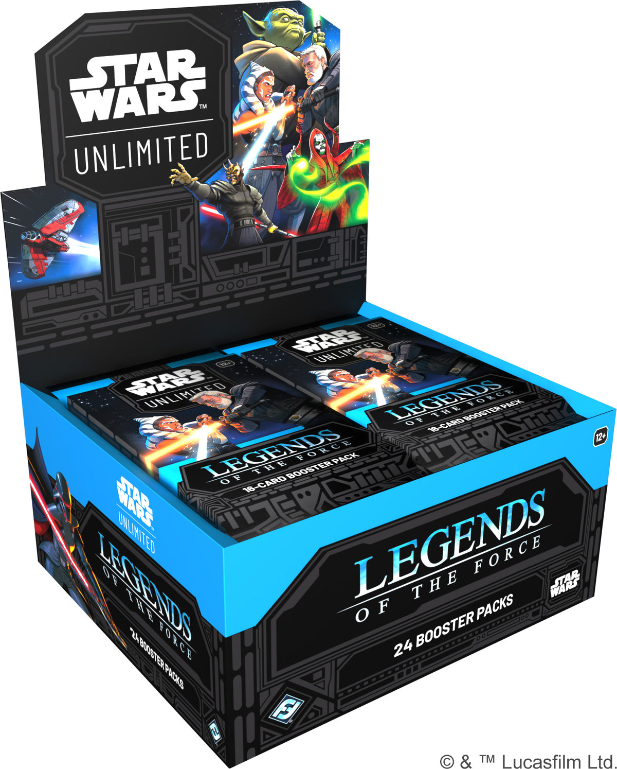 Star Wars: Unlimited - Legends of the Force Booster Box Display