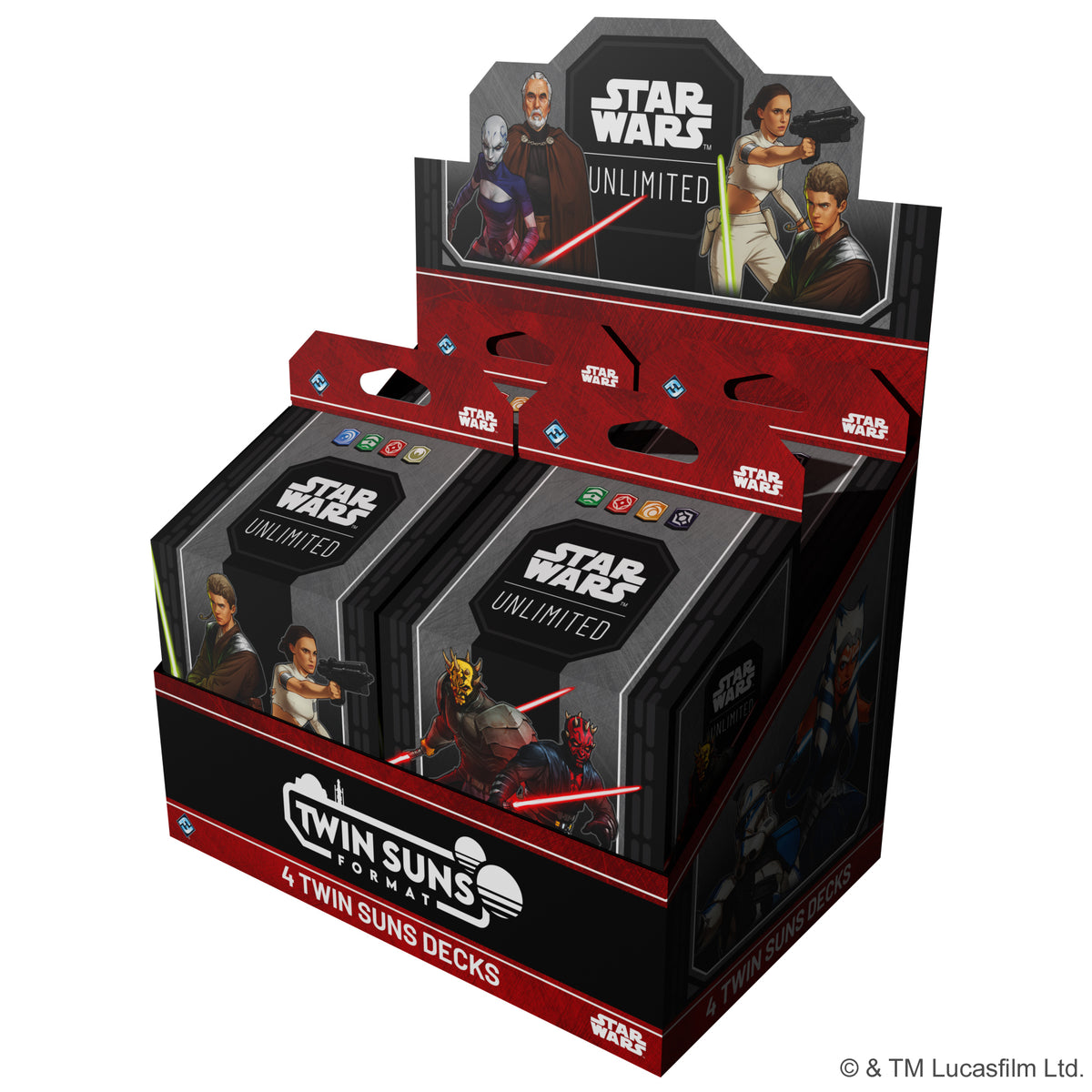 Star Wars: Unlimited 2026 Twin Suns Deck Display