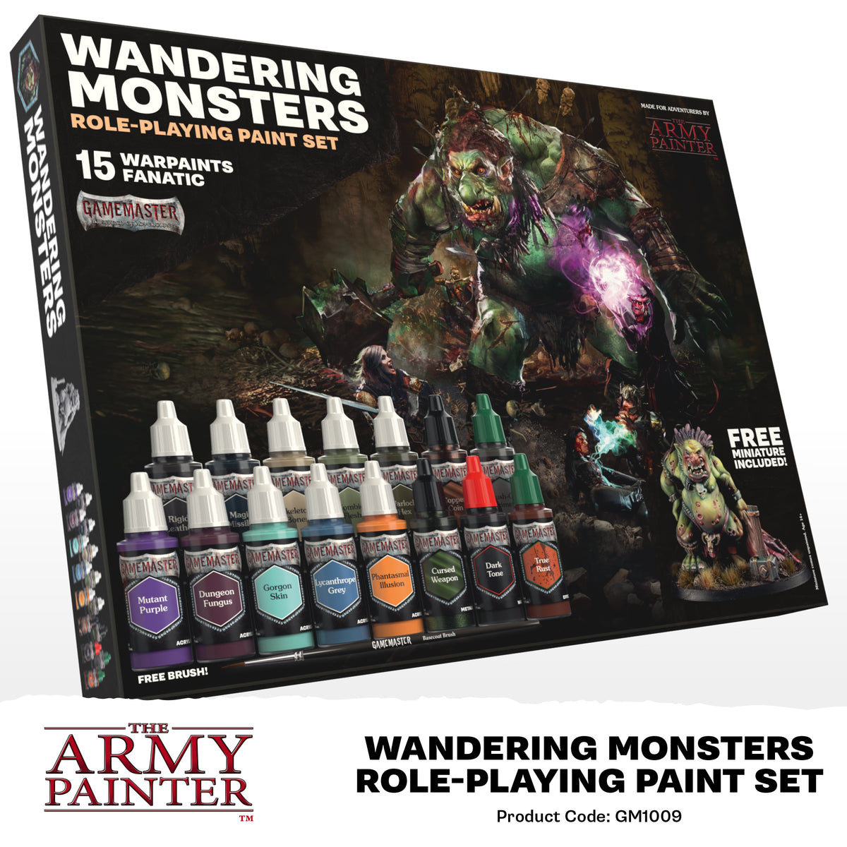 The Army Painter: Gamemaster - Wandering Monsters Warpaints Fanatic Paint Set
