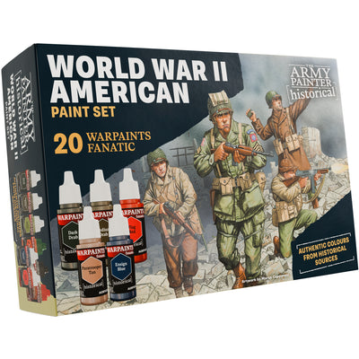 The Army Painter Warpaints Fanatic Historical WWII American Paint Set