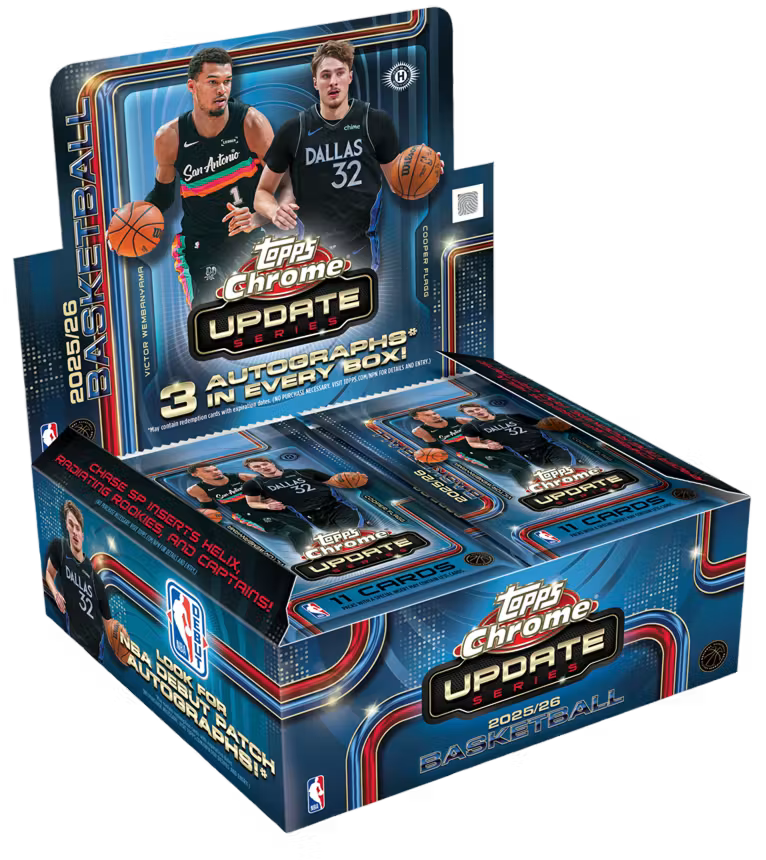 2025-26 Topps Chrome Update Series Basketball Jumbo Box