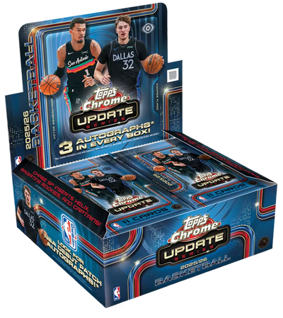 2025-26 Topps Chrome Updates Basketball Jumbo Box