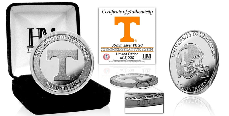 Highland Mint University of Tennessee Volunteers Silver Mint Coin - Limited Edition /5,000