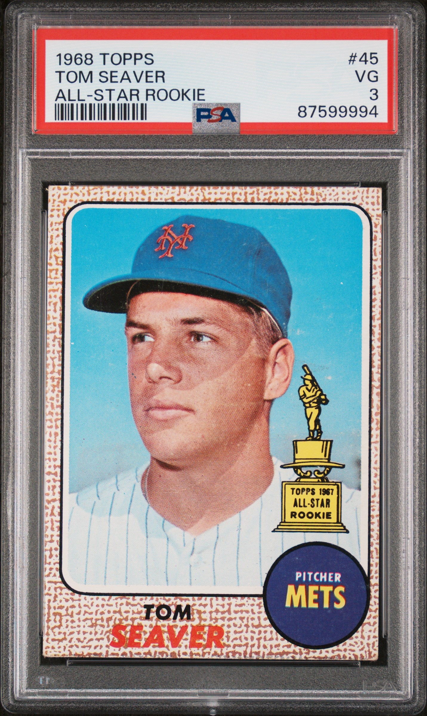 1968 Topps Tom Seaver #45 PSA 3