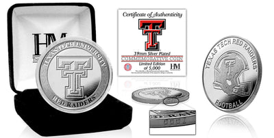 Highland Mint Texas Tech Red Raiders Silver Coin - Limited Edition /5,000