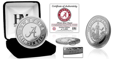 Highland Mint Alabama Crimson Tide Silver Mint Coin - Limited Edition /5,000